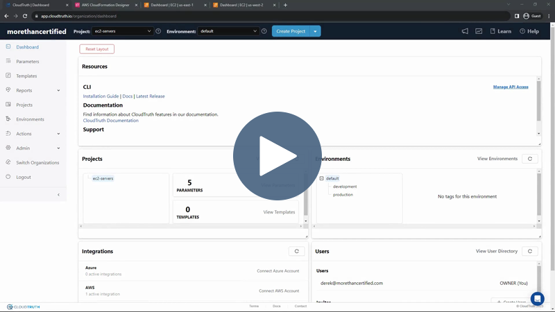 Manage multiple environments