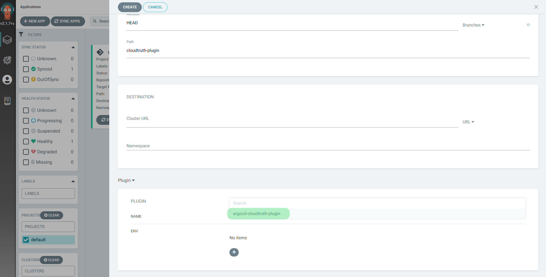 Set Argo cd plugin